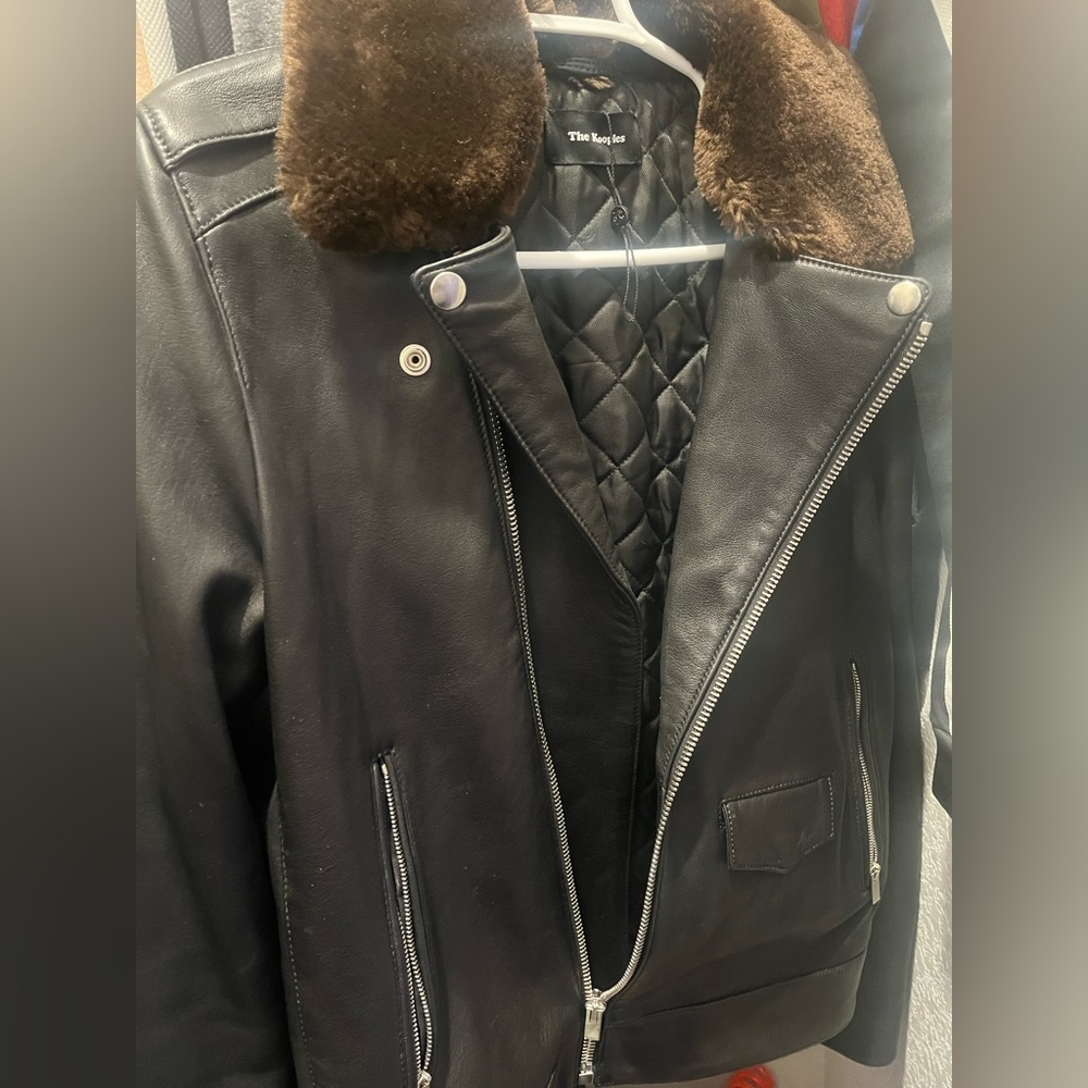 The Kooples men’s leather jacket